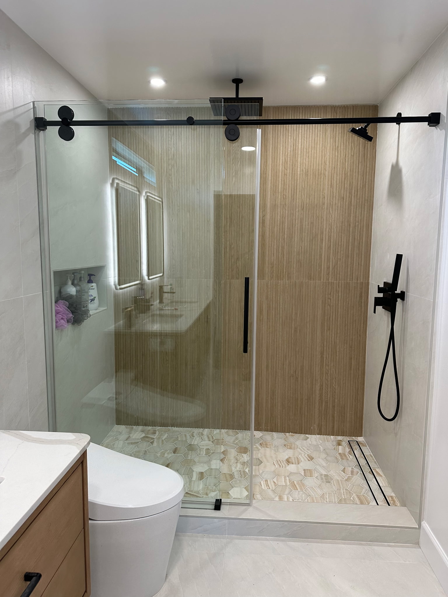 After Bathroom Renovation — finished result by Ulloa Construction in Orange County CA